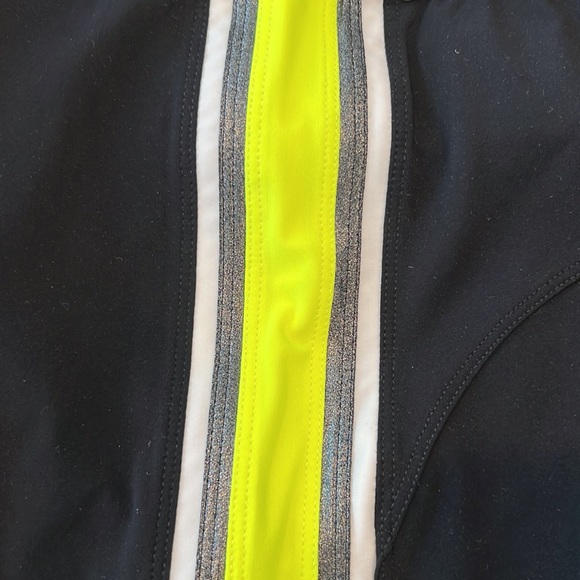 no ka oi black and neons green strip biker shorts - Picture 6 of 13